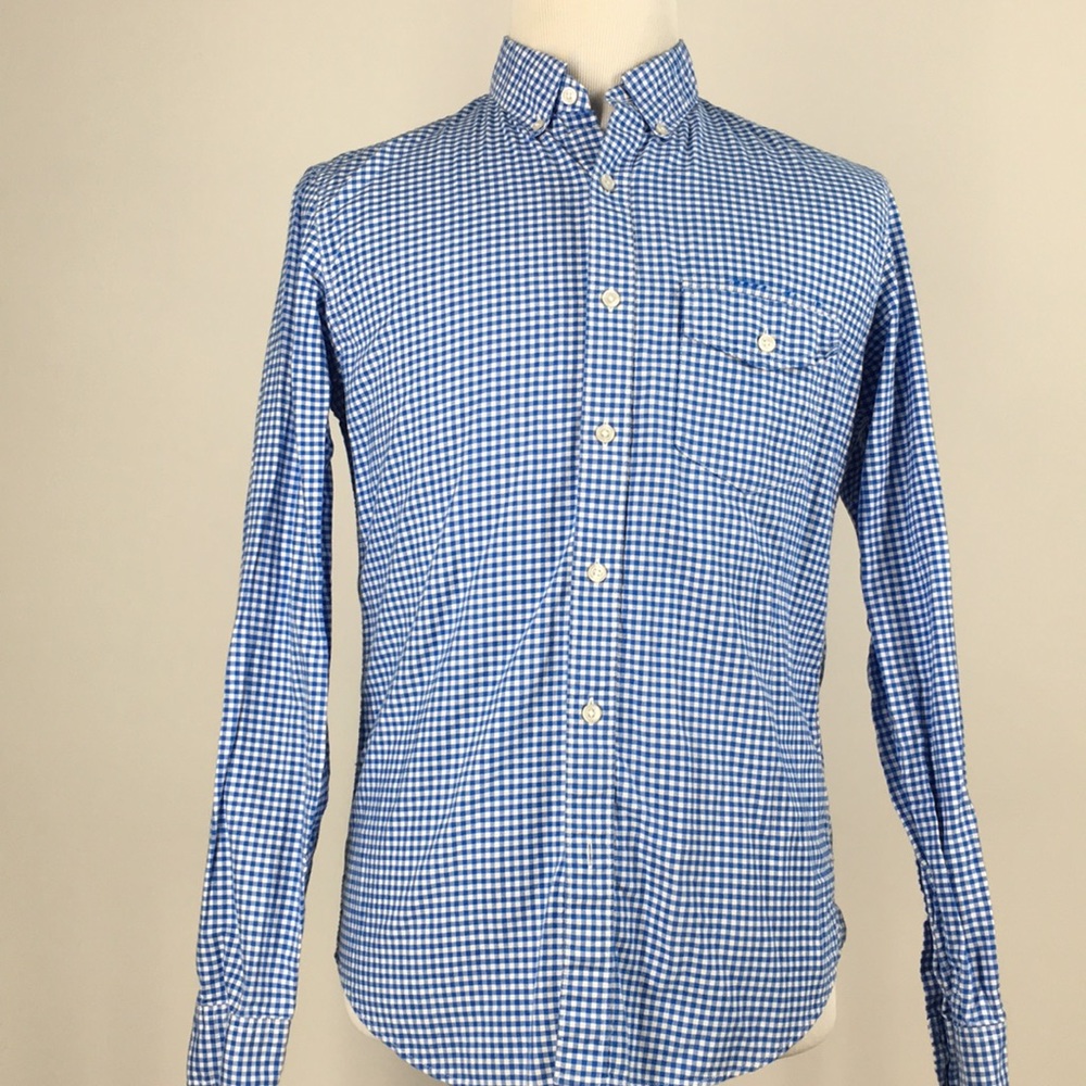J.Crew Mens Slim Fit Shirt Size M Blue